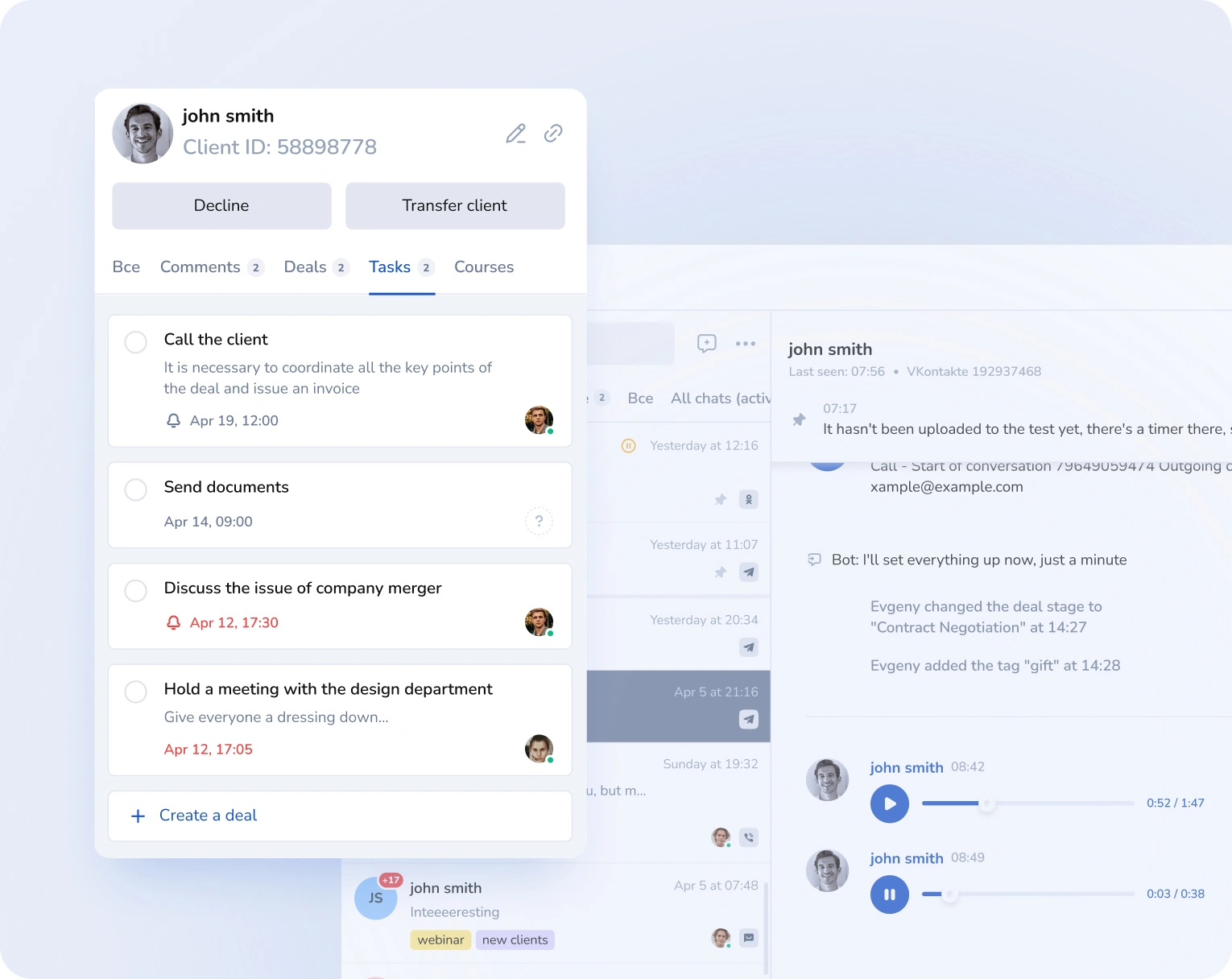 Client Tools in One View