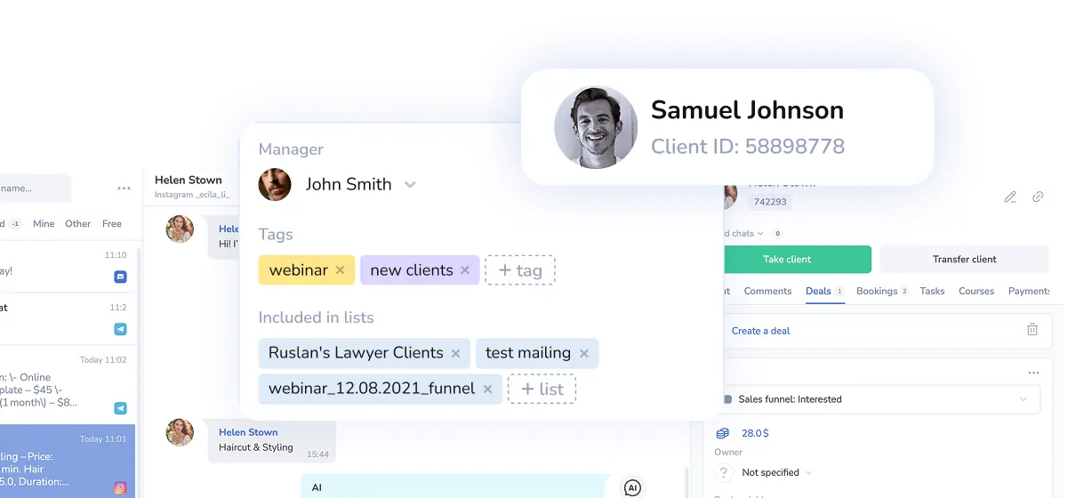 CRM contacts management