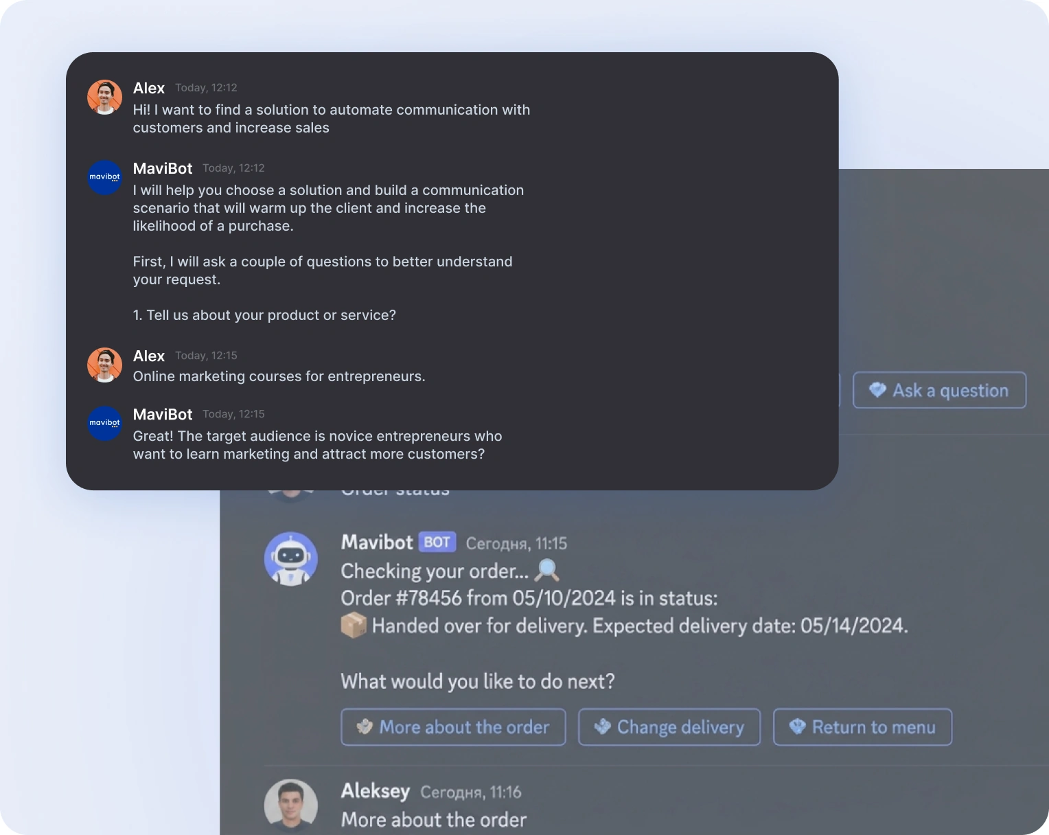 Sales through smart chat