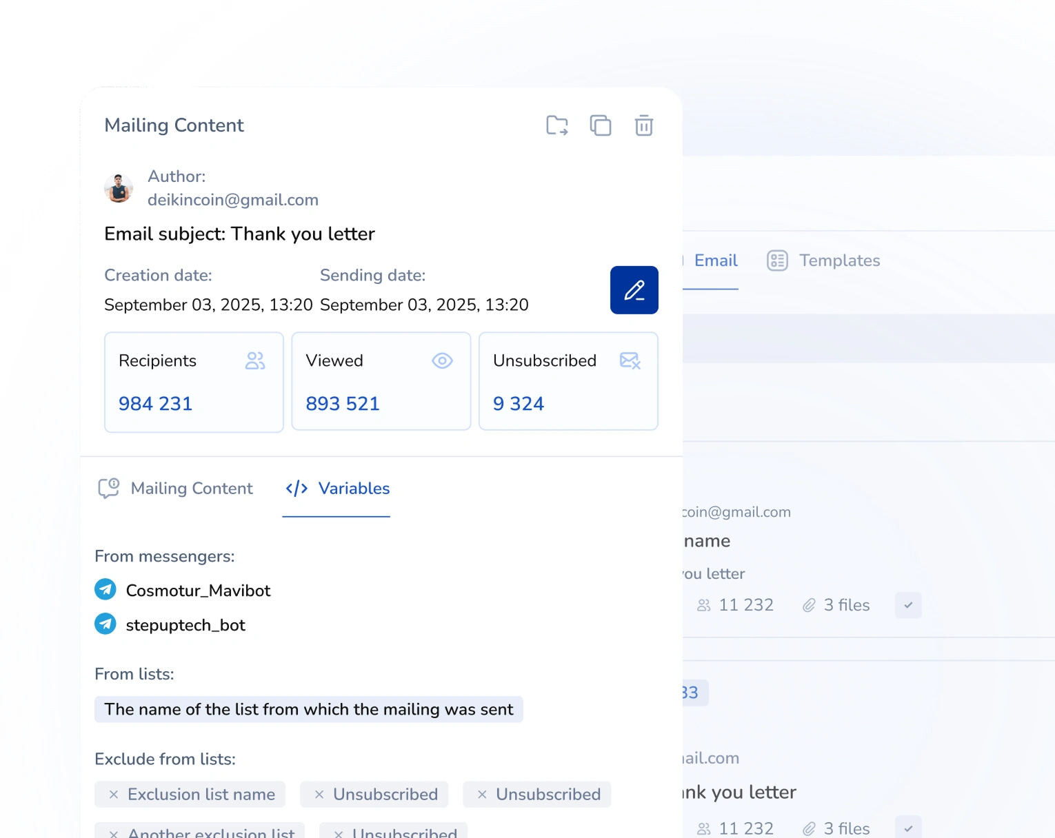Automated funnels