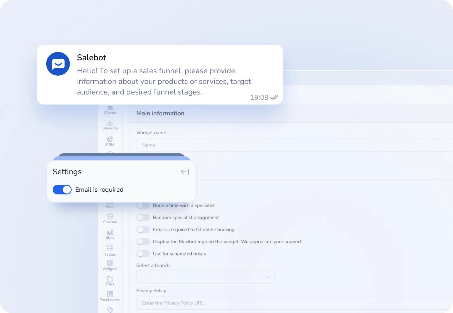 Reminders and notifications