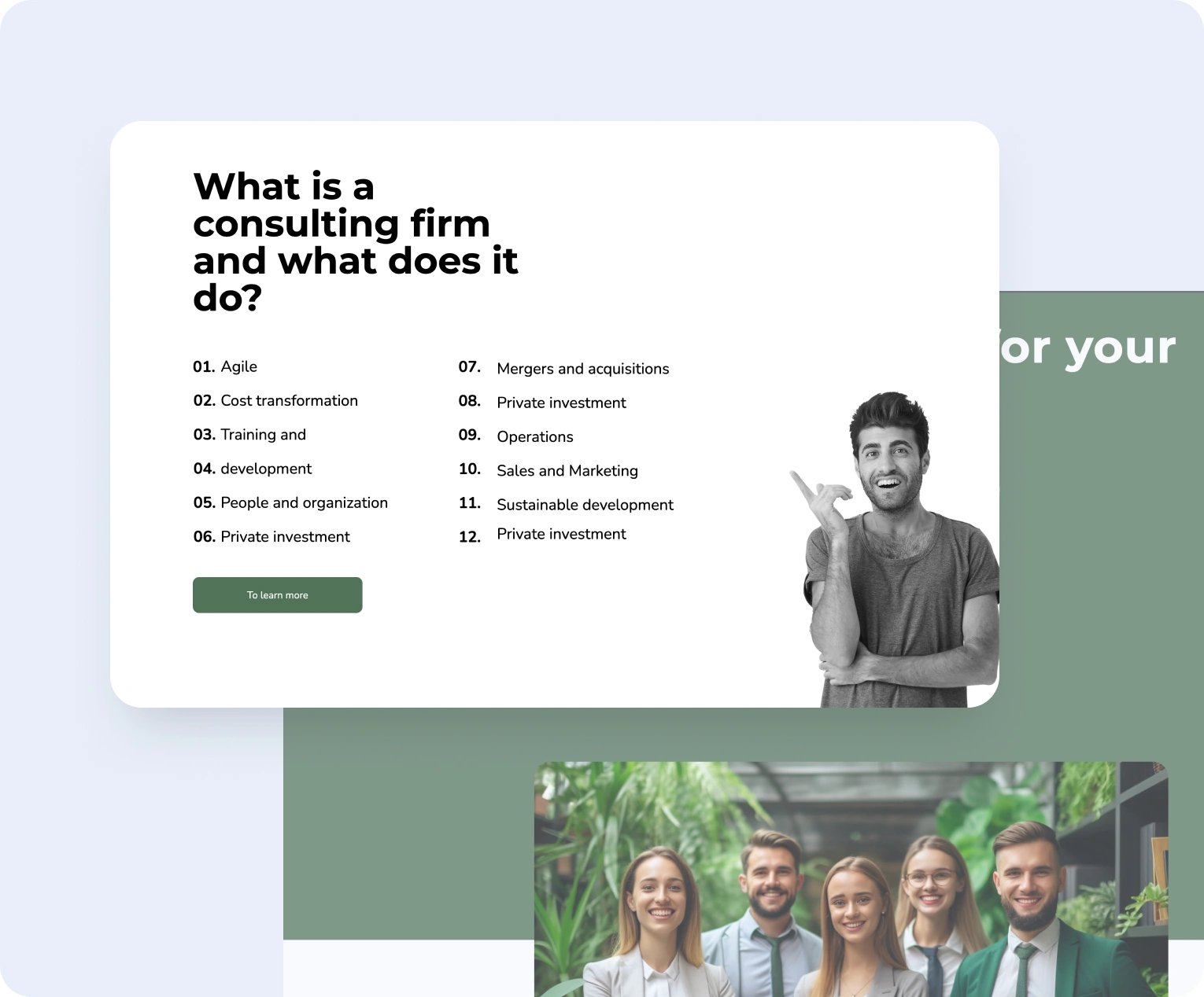 Client trust from the first click